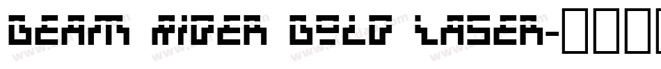 Beam Rider Bold Laser字体转换